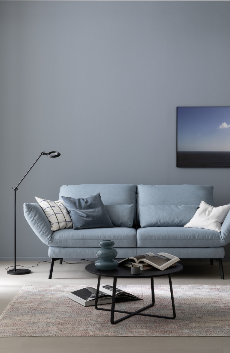 Wohnzimmer SCHÖNER_WOHNEN_Kollektion Blau Machen