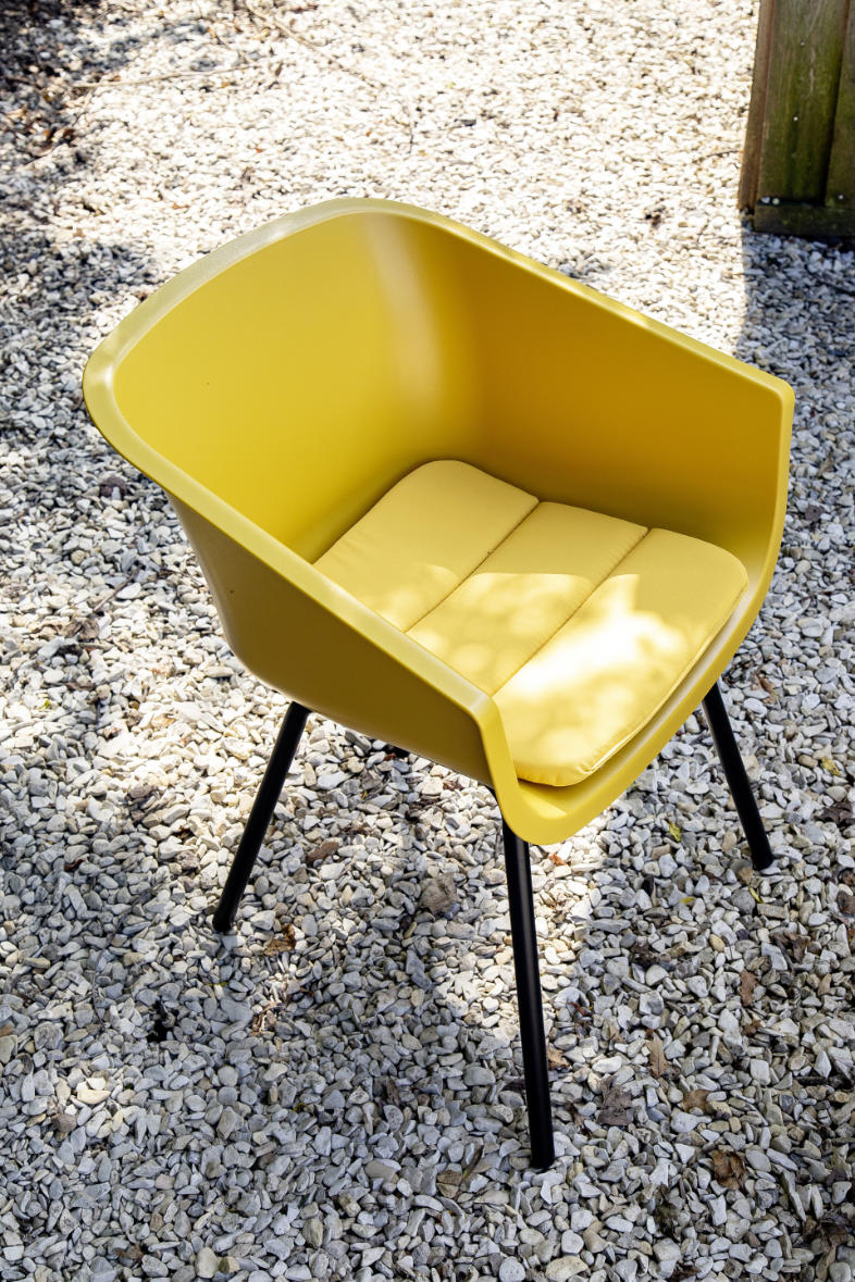 Gelber Outdoor-Stuhl SCHOENER WOHNEN-Outdoor
