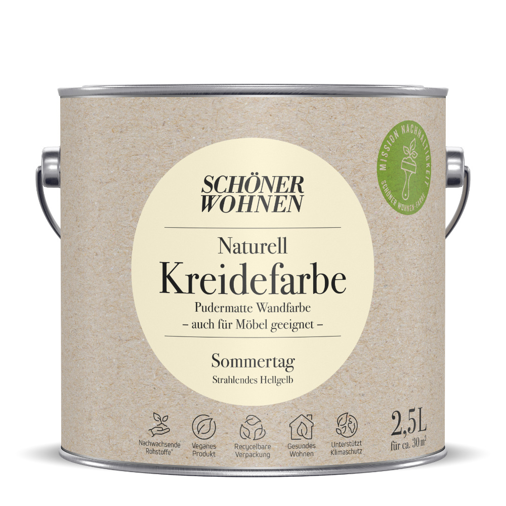 Schöner Wohnen Kollektion Naturell Kreidefarbe Sommertag
