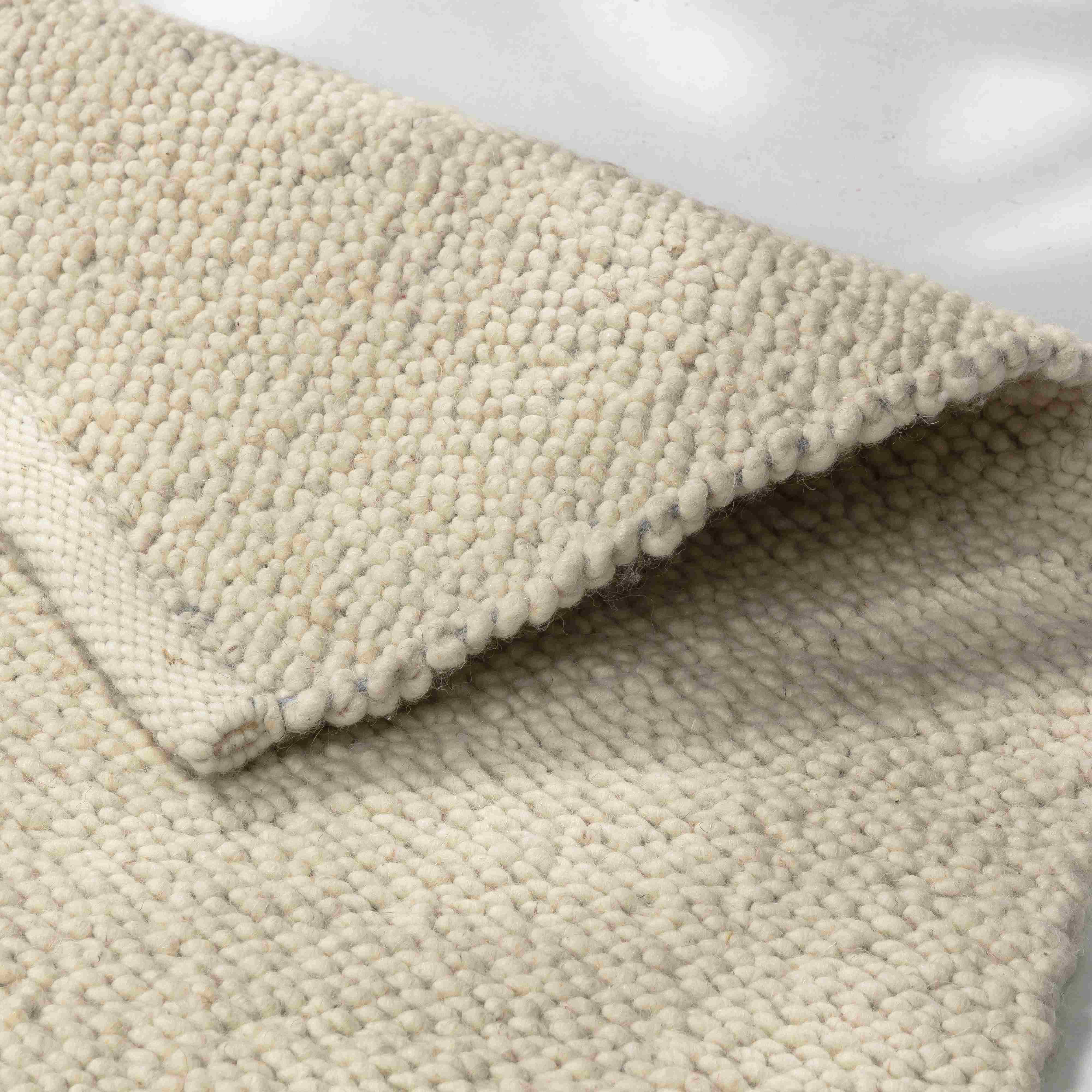 SCHOENER_WOHNEN-Teppich Junika-creme