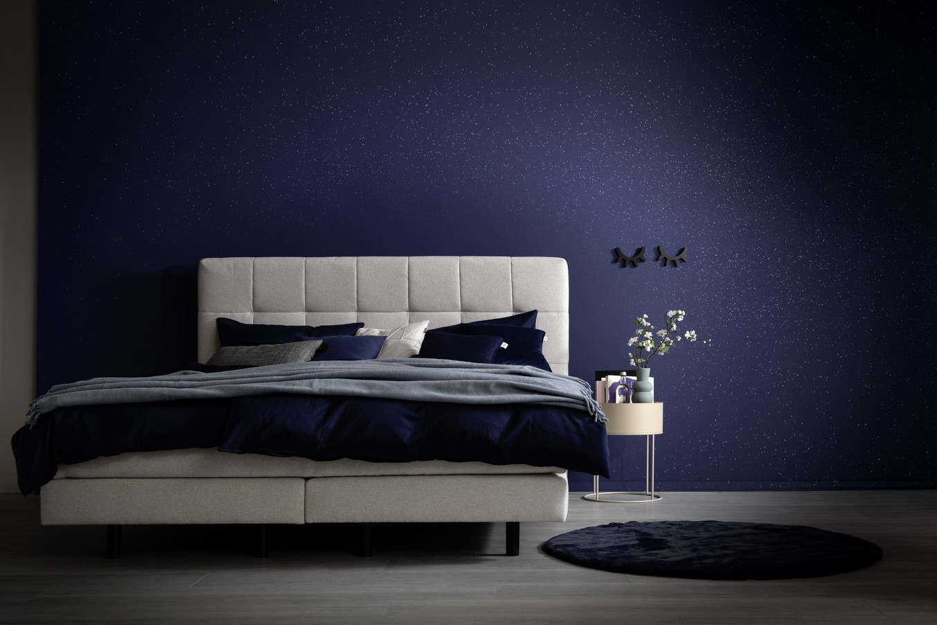 Blaues Schlafzimmer SCHÖNER WOHNEN-Farbe