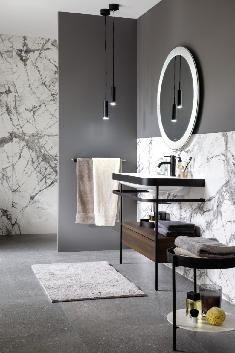 Badezimmer mit Badteppich SCHÖNER WOHNEN-Badezimmer