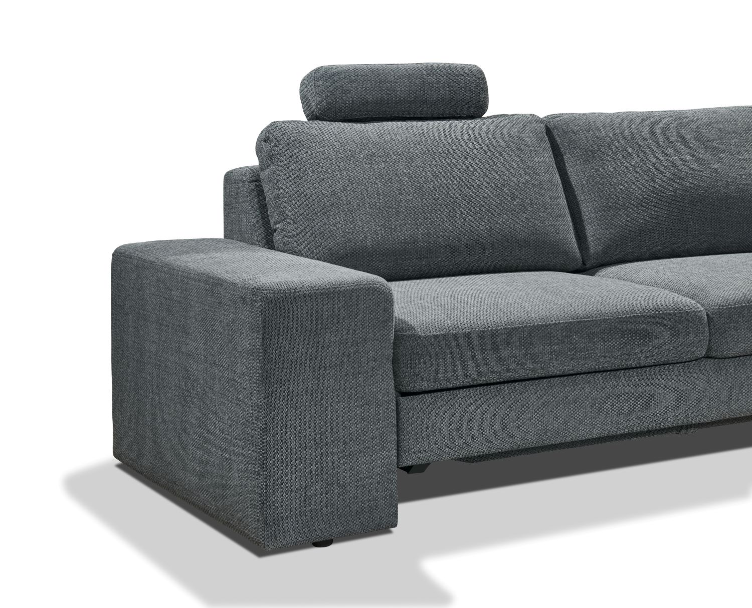 Zeitloses Sofa in dunkelgrau SCHÖNER WOHNEN-Sofas