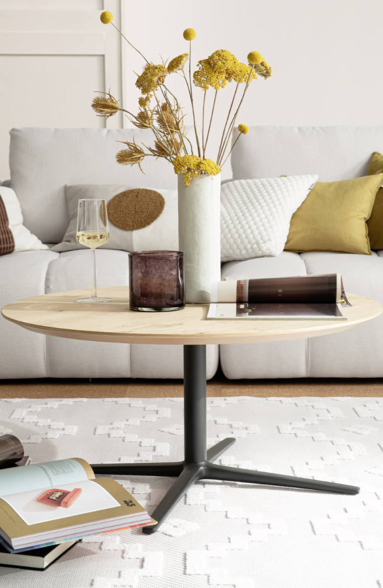 Teppich in Beige mit Struktur Schoener_Wohnen_Kollektion