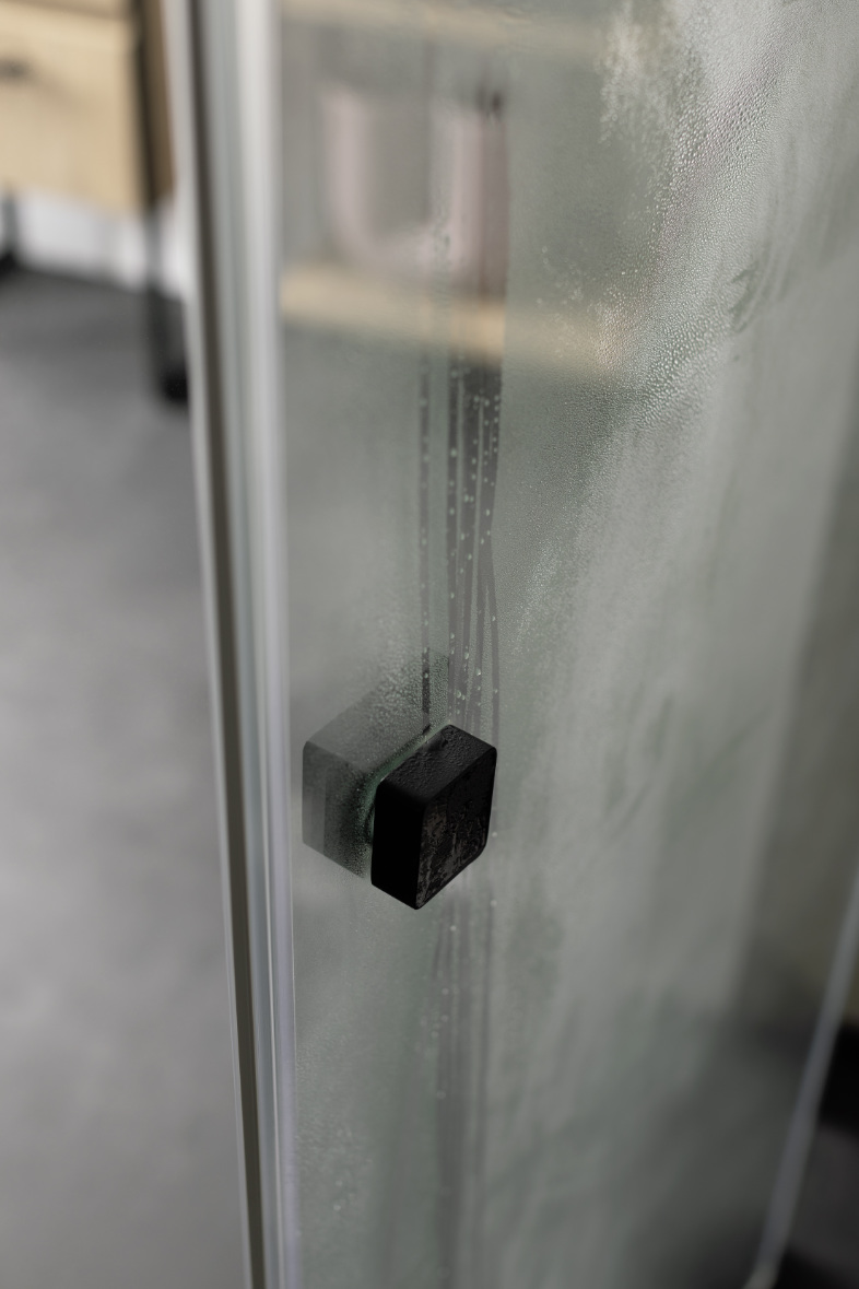 Duschgriff in Schwarz SCHÖNER WOHNEN-Duschkabinen