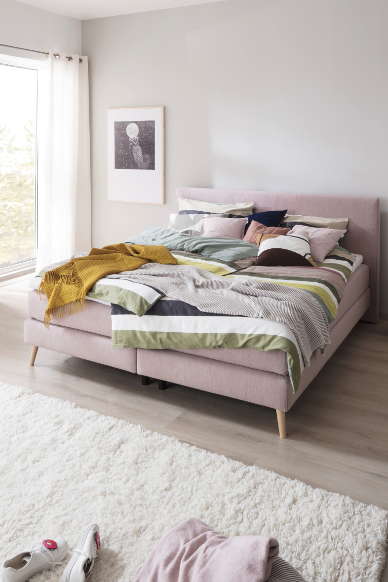 Bettwäsche in rosa SCHÖNER WOHNEN-Schlafzimmer