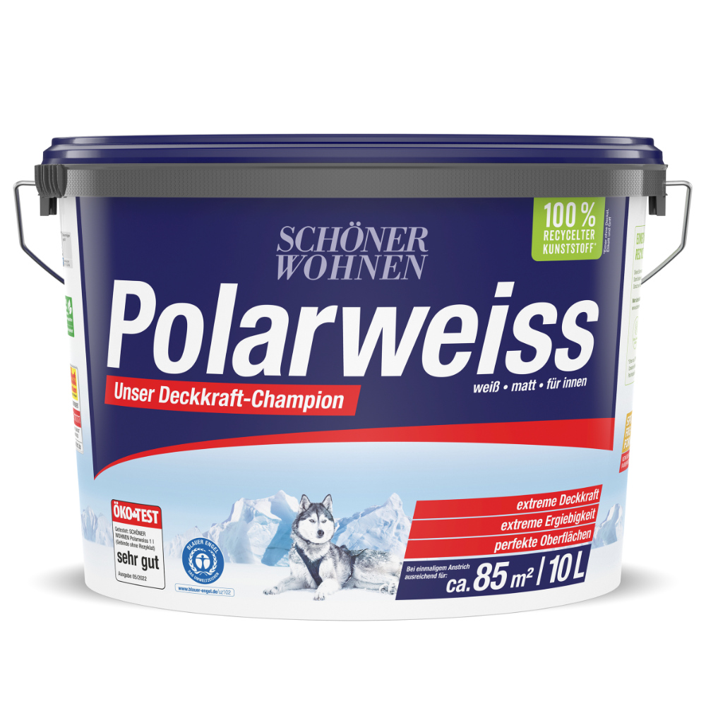 Wandfarbe Polarweiss