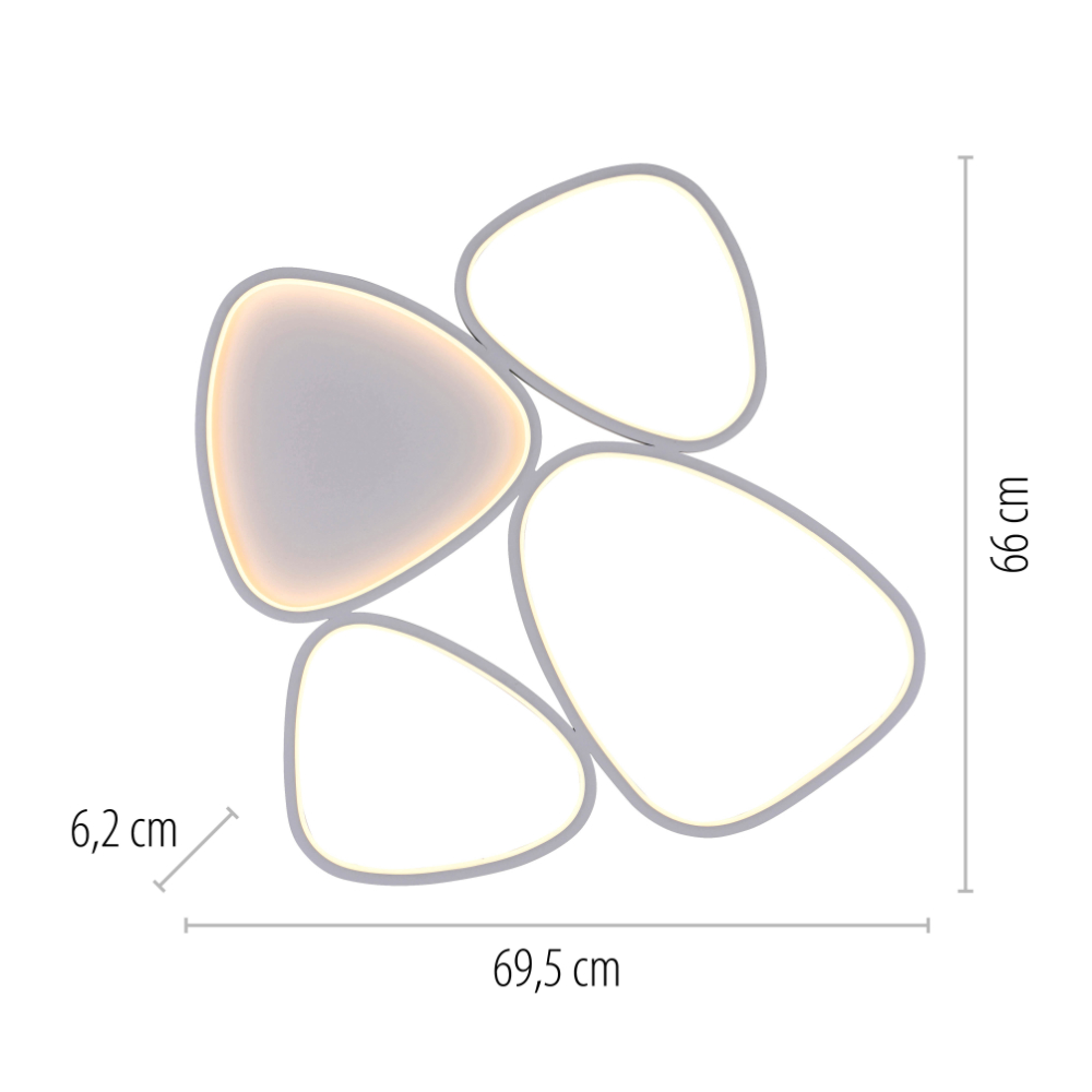Wand- und Deckenleuchte SCHÖNER WOHNEN-Leuchten