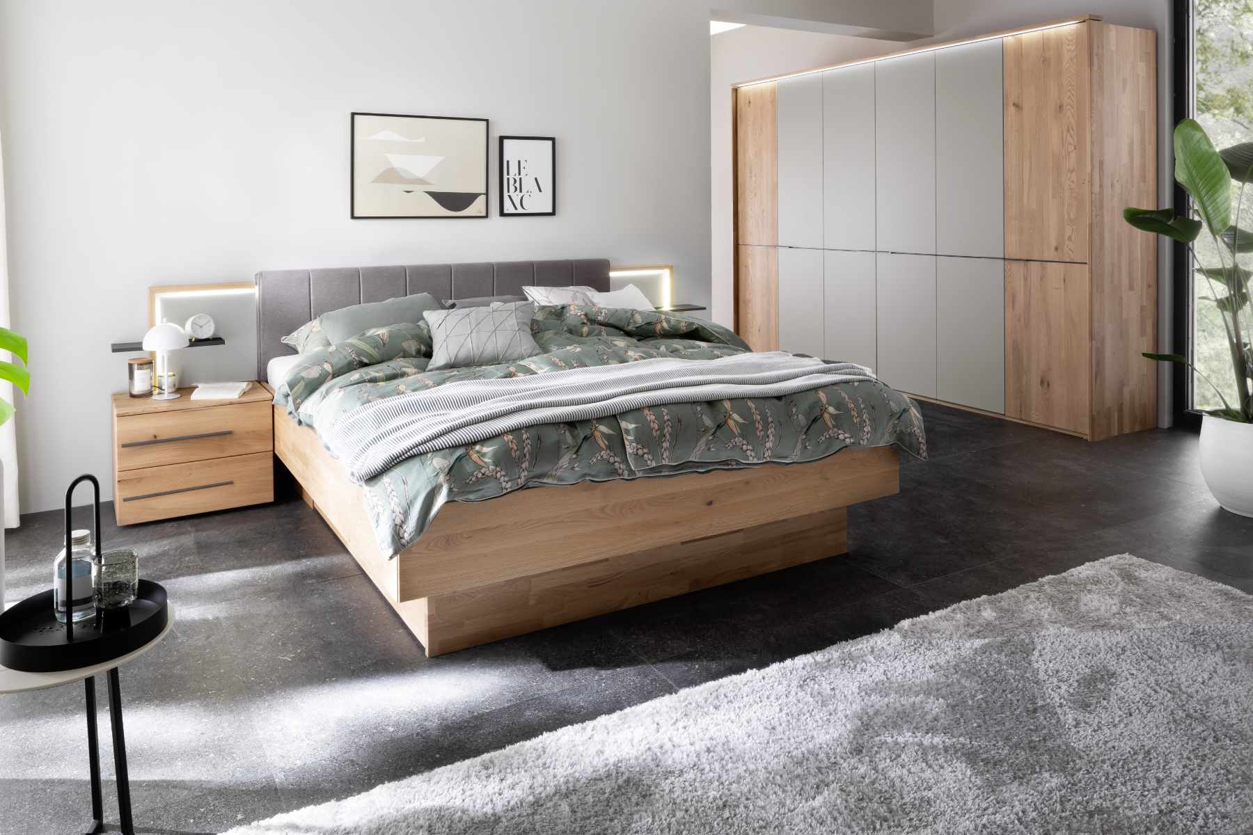 Weicher Teppich Heaven im Schlafzimmer SCHÖNER WOHNEN-Teppiche