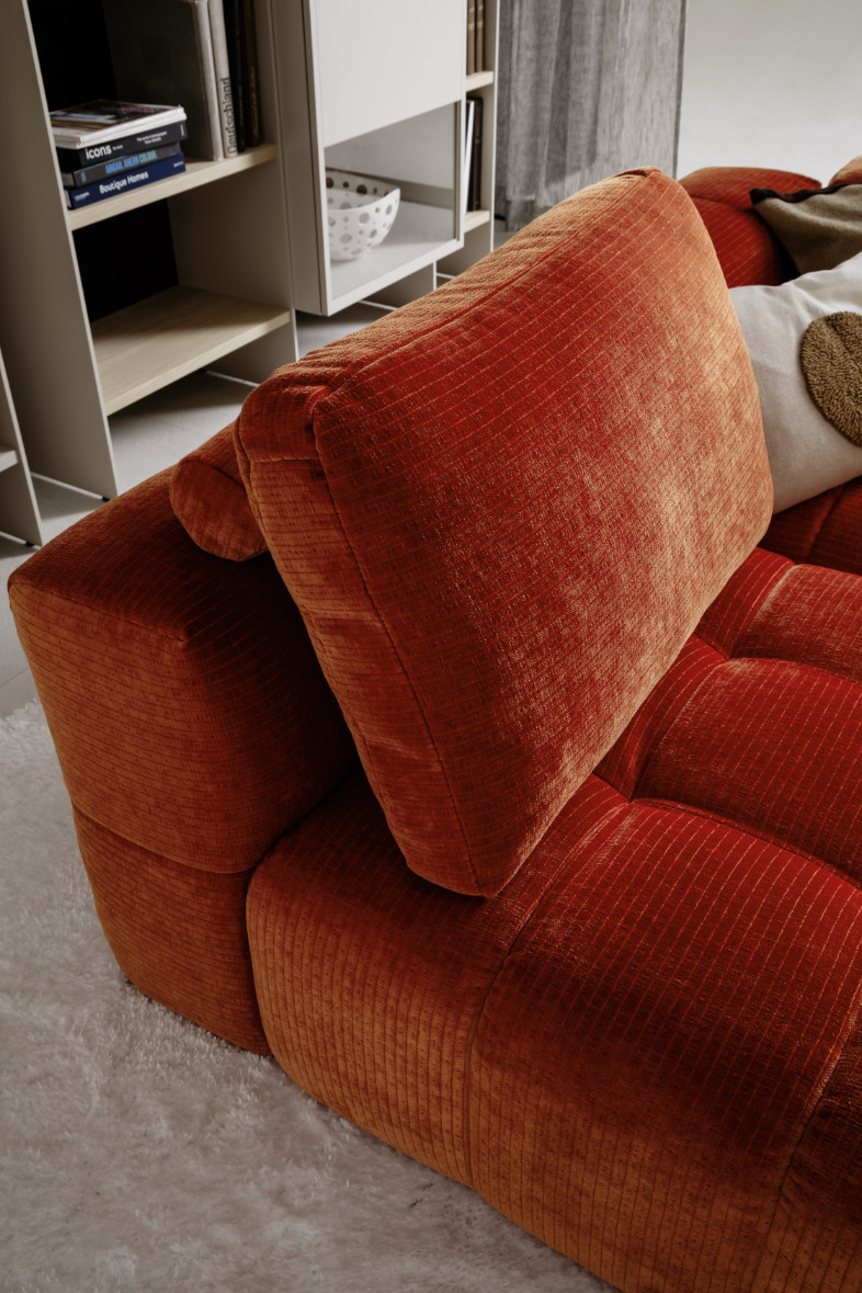 Sofa Lehne Orange SCHÖNER-WOHNEN-Möbel