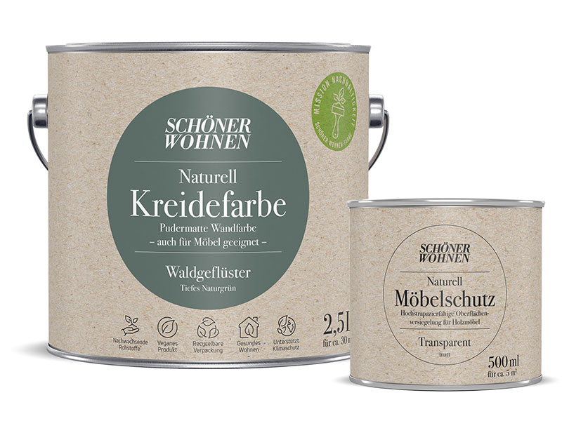 Kreidefarbe und Möbelschutz SCHÖNER WOHNEN-Farben