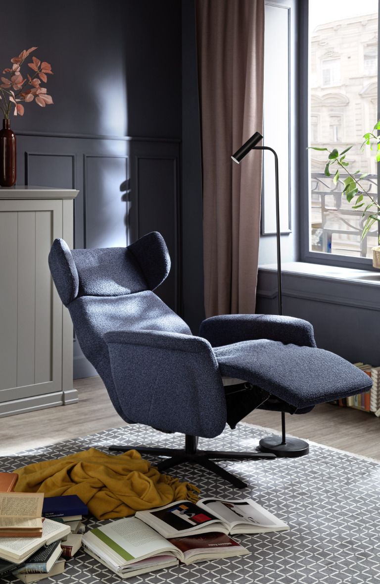 Sessel blau SCHOENER WOHNEN-KOllektion Kühlende Tipps