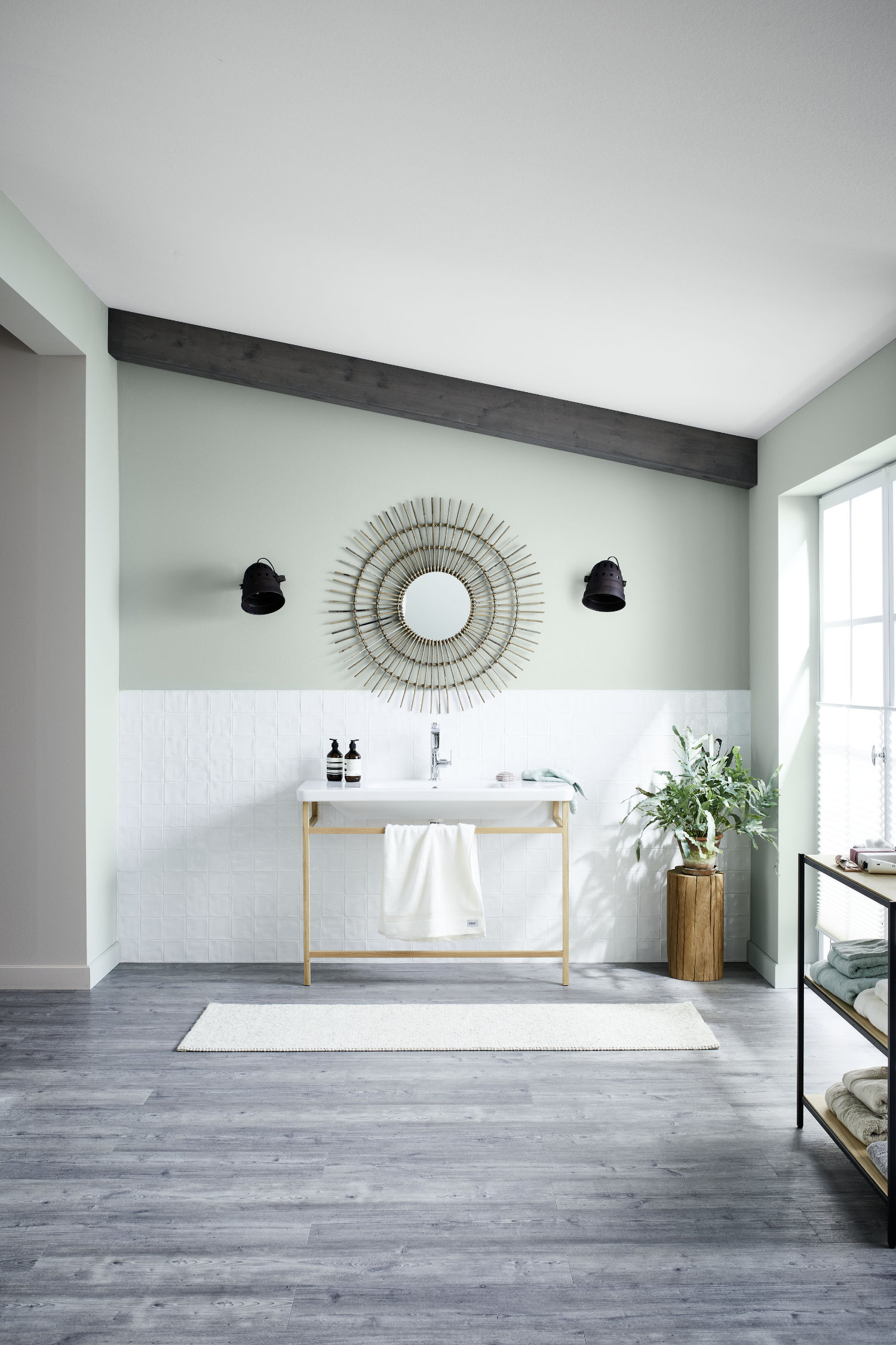 Badezimmer mit Designboden SCHÖNER WOHNEN-Designboden