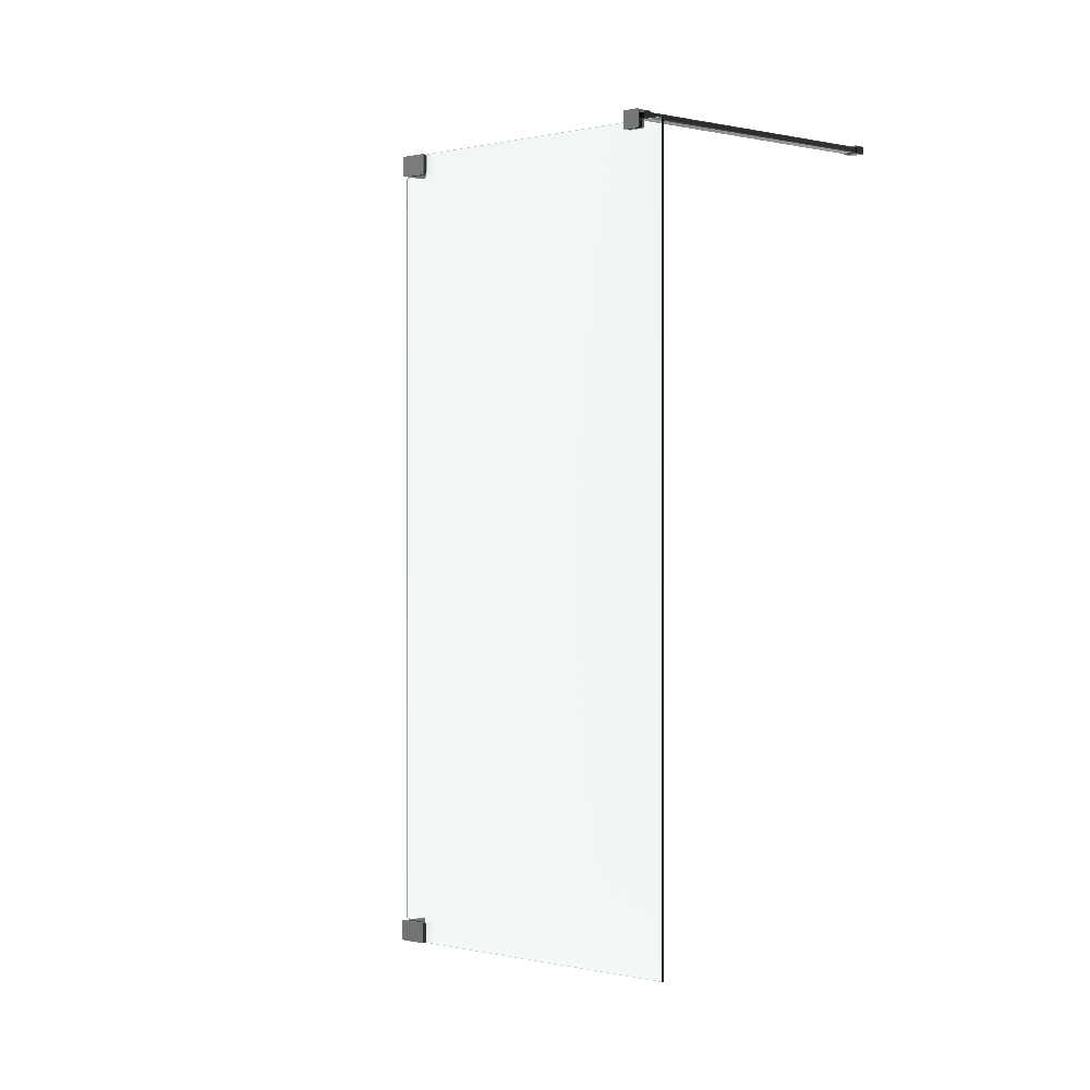 SCHOENER_WOHNEN-Walk-In Dusche Fit-Graphitgrau