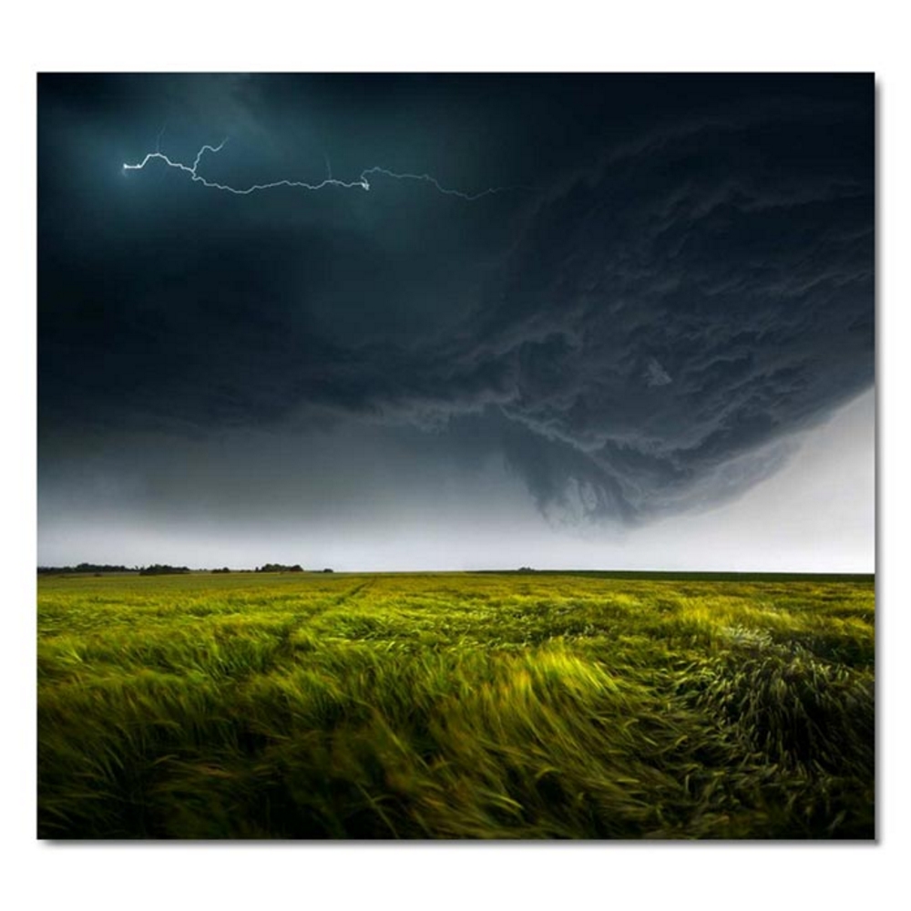 Schöner Wohnen Kollektion Glasbild (Acryl) 'Sommergewitter' von Franz Schumacher