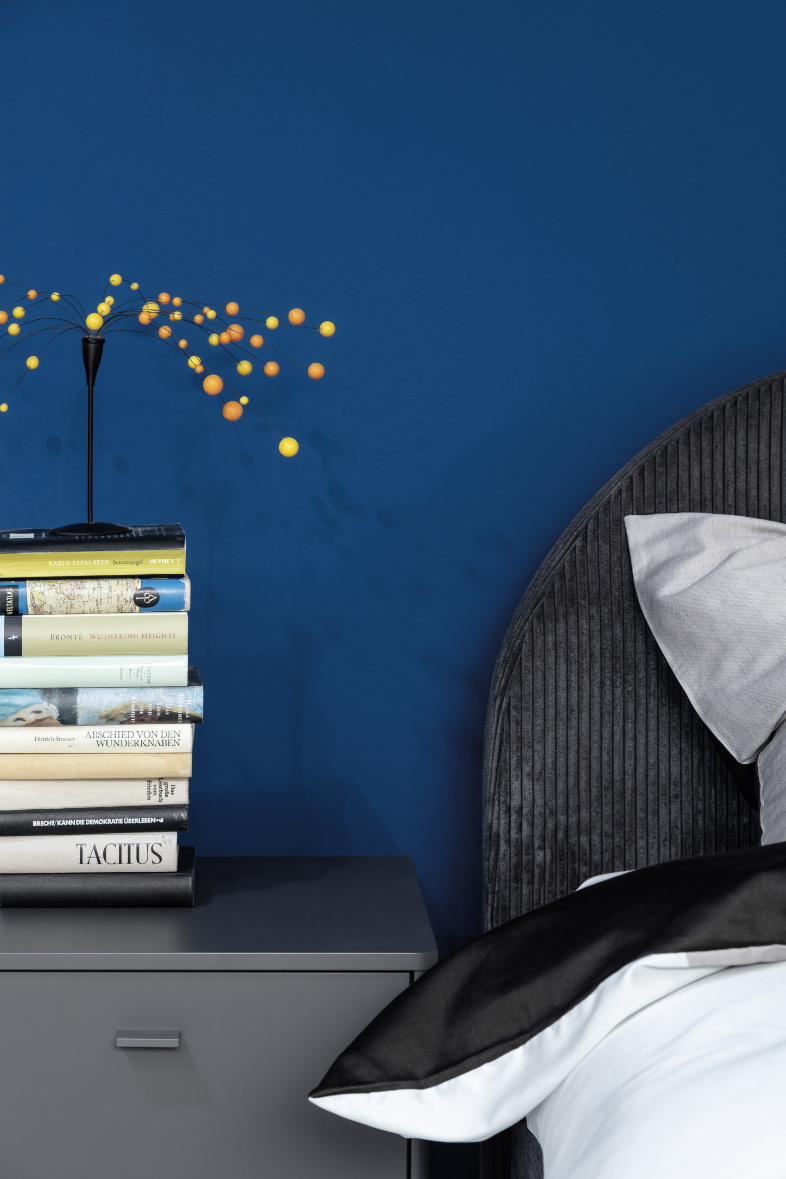 Schlafzimmer SCHÖNER_WOHNEN_Kollektion_ Farbe_Blau