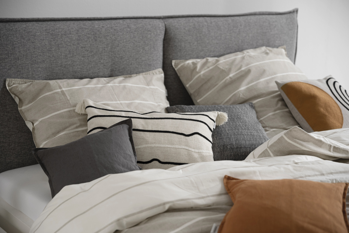 Bettwäsche MATCH mit Kissen BOHO SCHÖNER WOHNEN-Schlafzimmer
