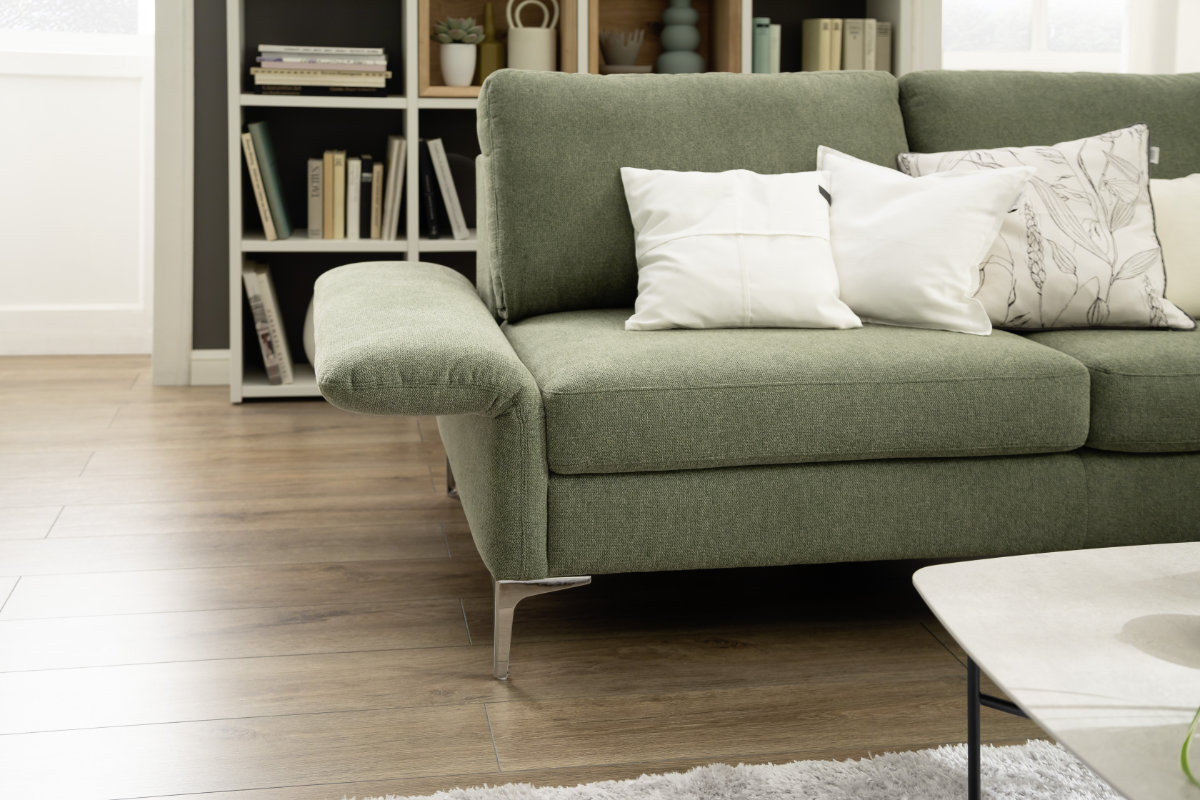 Ecksofa in oliv SCHÖNER WOHNEN-Sofas