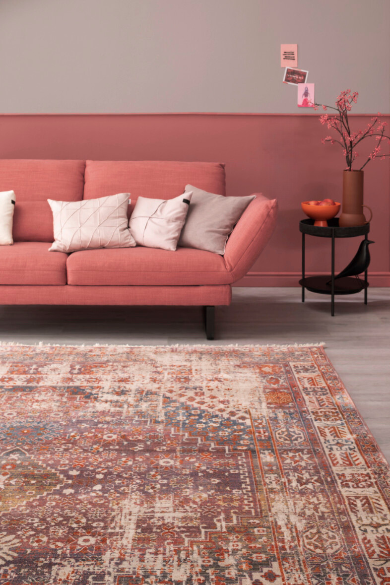 Rosenrotes Wohnzimmer SCHÖNER WOHNEN-Farbe