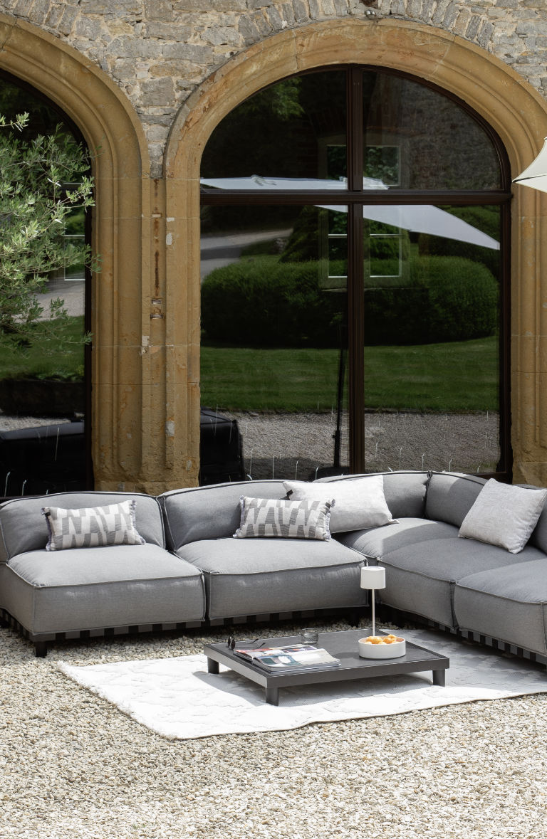 Outdoor Lounge SCHÖNER_WOHNEN_Kollektion_OutdoorTextilien