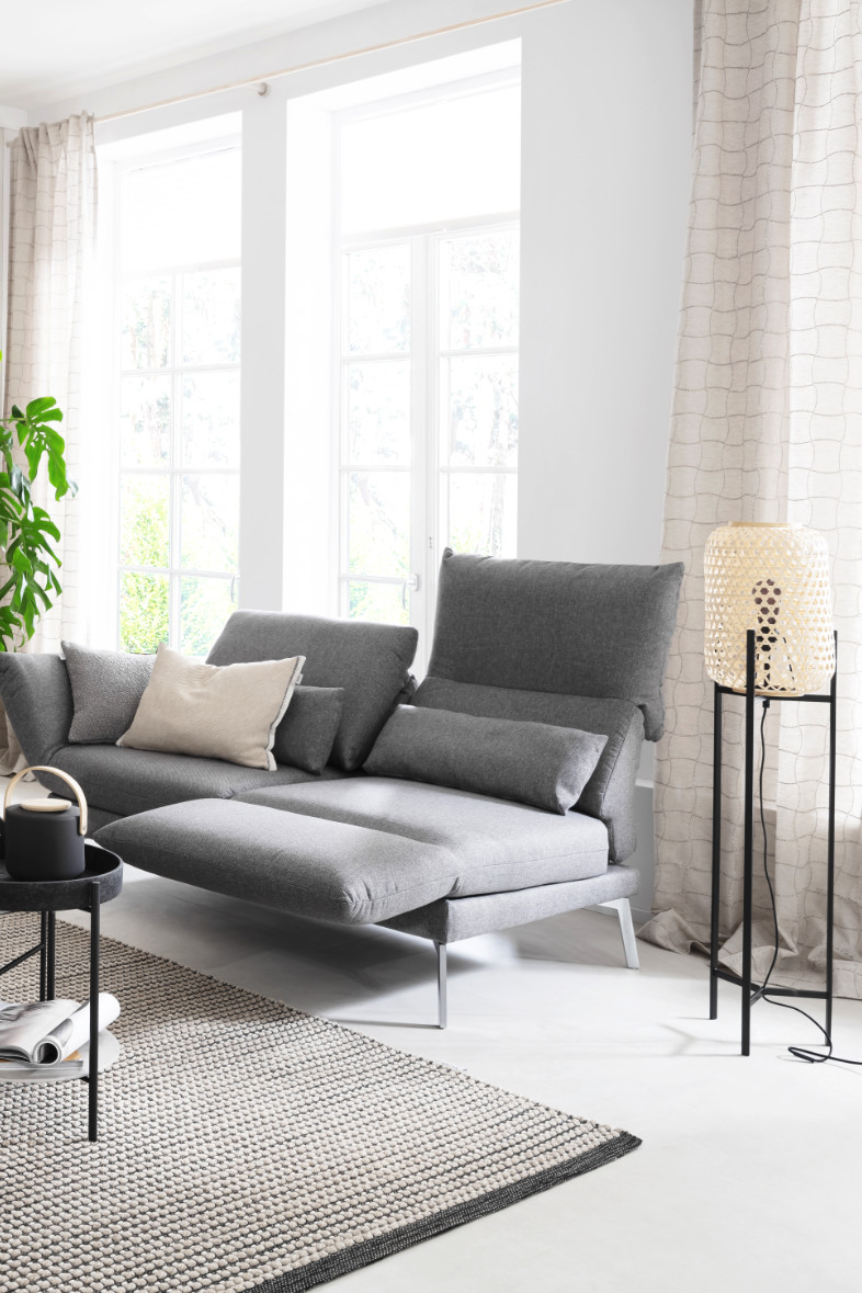Wohnzimmer in Grau- und Beigetönen SCHÖNER WOHNEN-Wohnzimmer