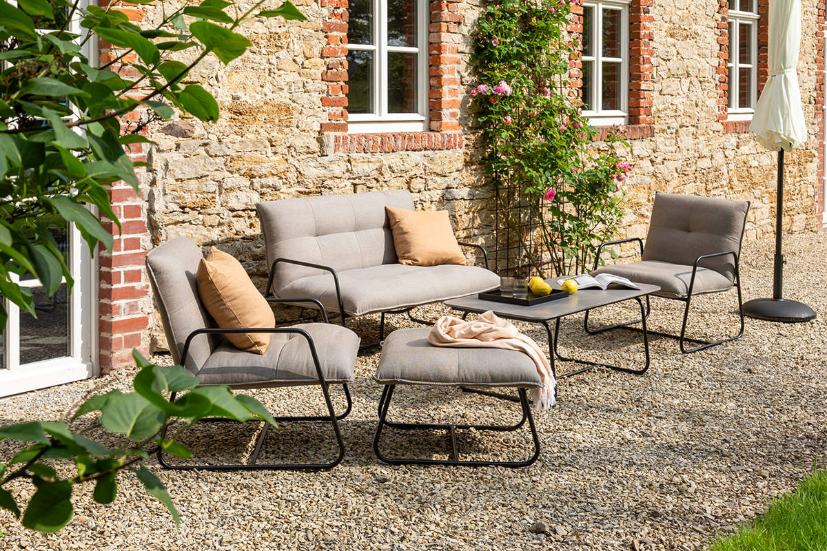 Outdoor-Sitzgruppe FONTEIN auf Terrasse SCHÖNER WOHNEN-Outdoor