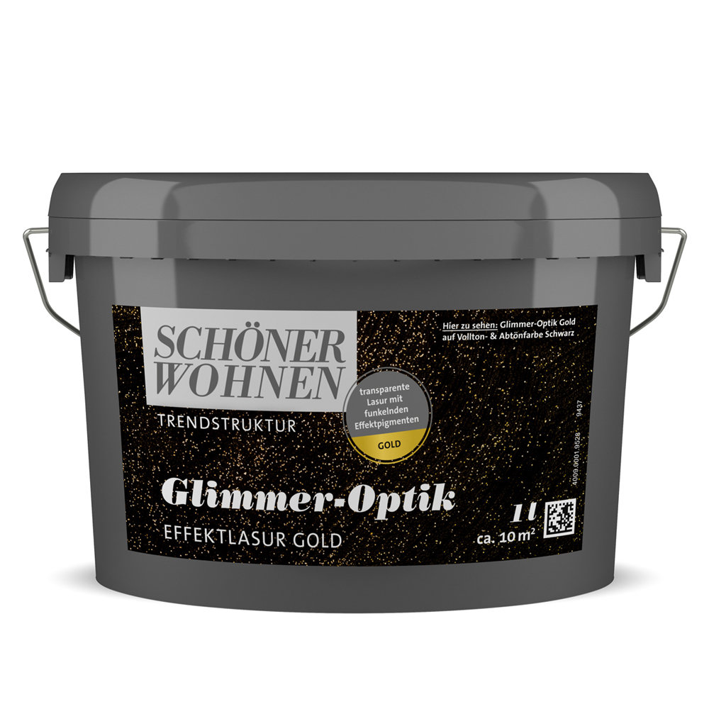 Schöner Wohnen Kollektion Trendstruktur Glimmer Gold