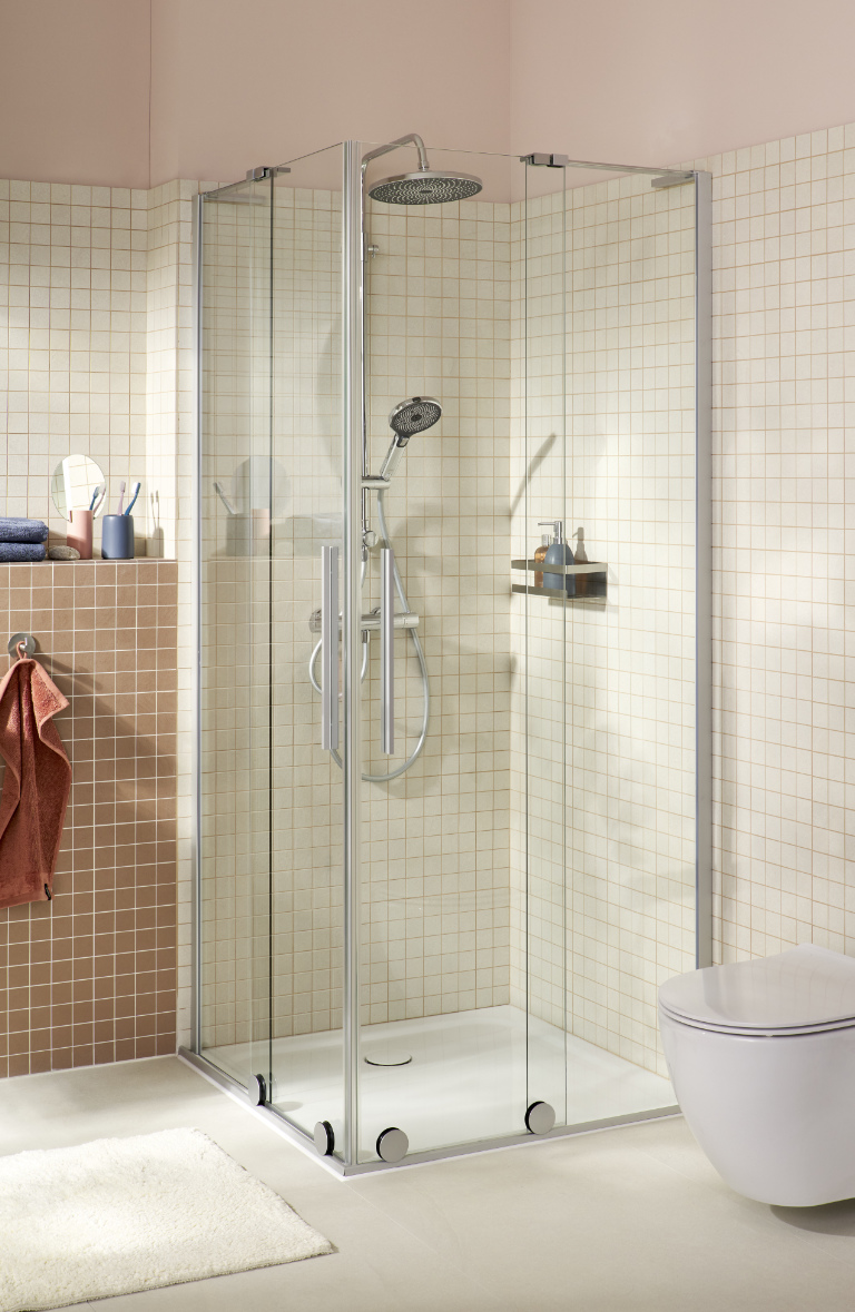 Duschtrennwand SchoenerWohnen_Kollektion_3Bäder_3Stile