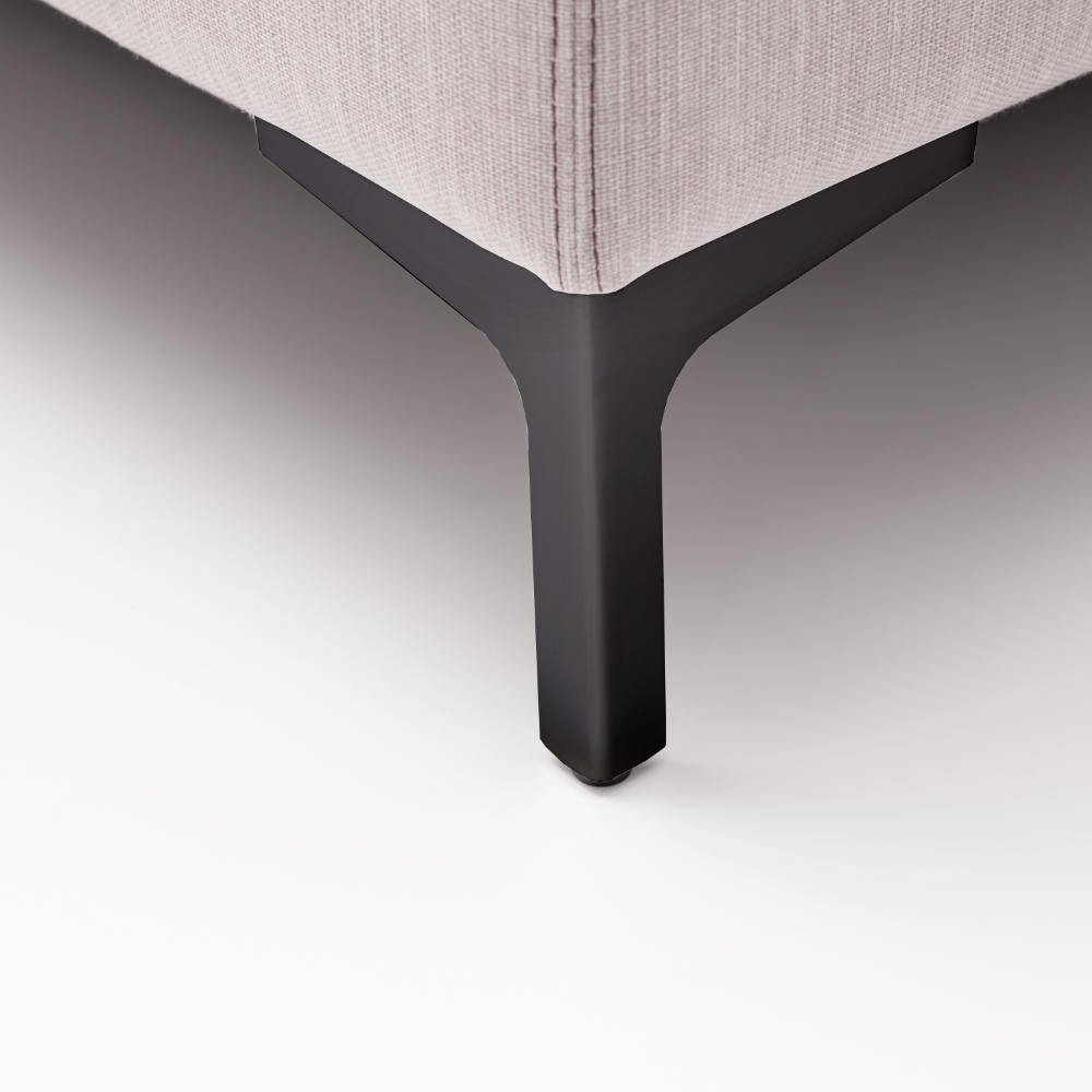 Metallfuß schwarz