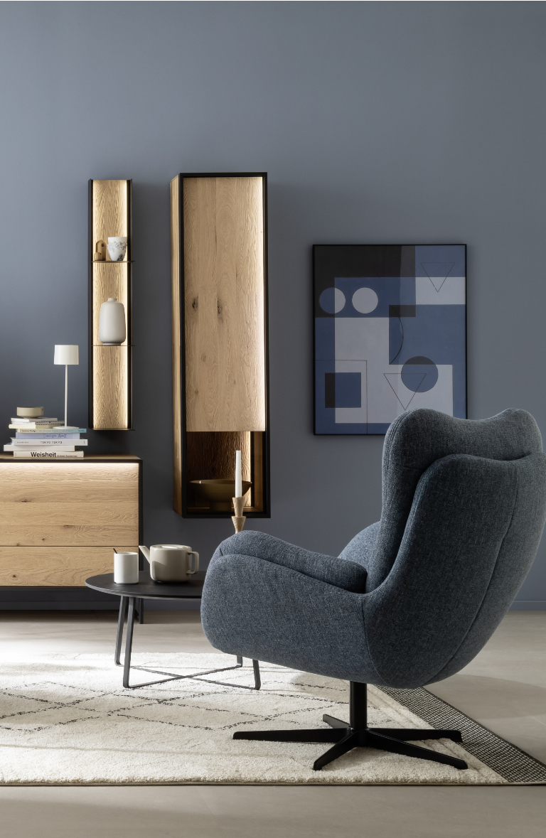 Wohnzimmer SCHÖNER_WOHNEN_Kollektion Blau Machen