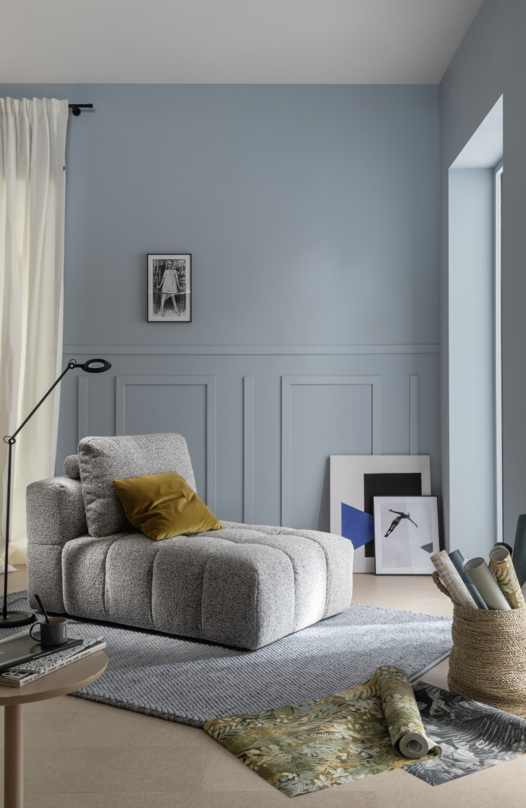 Wohnzimmer SCHÖNER_WOHNEN_Kollektion Blau Machen