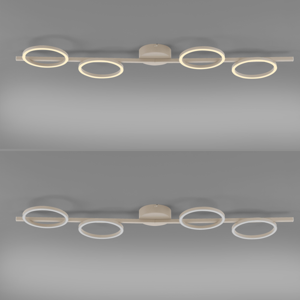 Deckenleuchte Kreise weiß SCHÖNER WOHNEN Leuchten